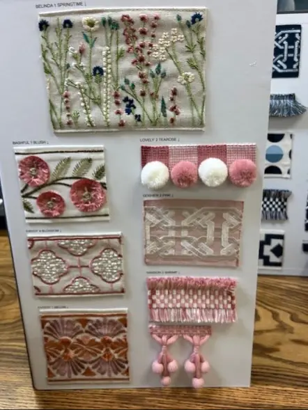 Trim sample boards